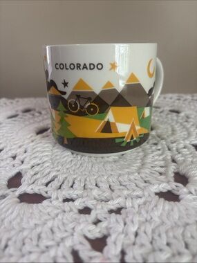 Starbucks Colorado Mug in Yellow, Green, Brown and Black 2015